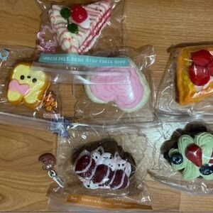 Assorted Dessert Squishy Toys Set